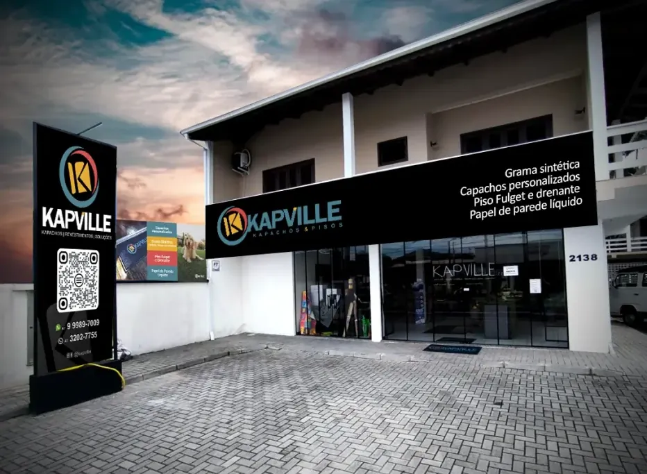 Fachada da loja Kapville em Joinville